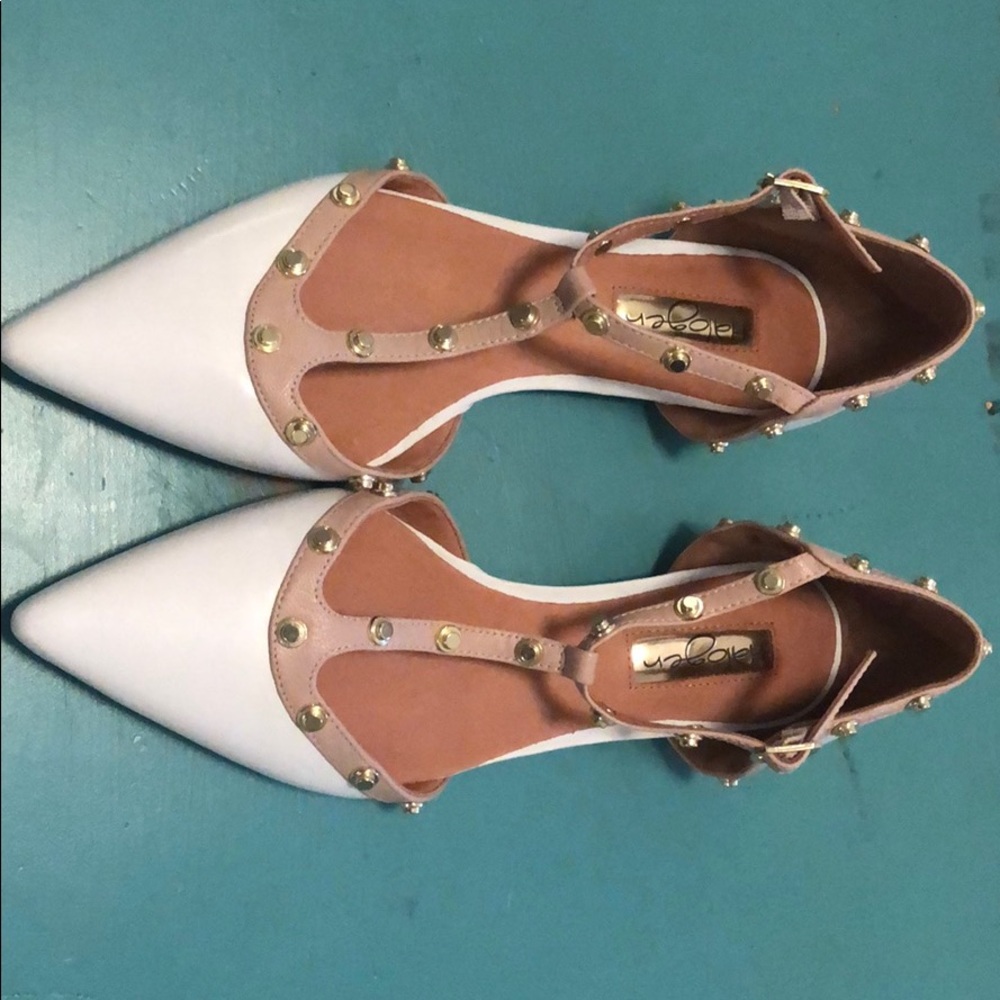 Halogen studded flats- bundling 2 pairs for 45.00